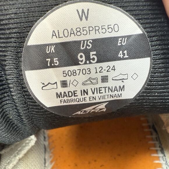 Altra Lone Peak 9 Trail Running Hiking Shoes Women size 9.5 Zero Drop Purple - Picture 12 of 12